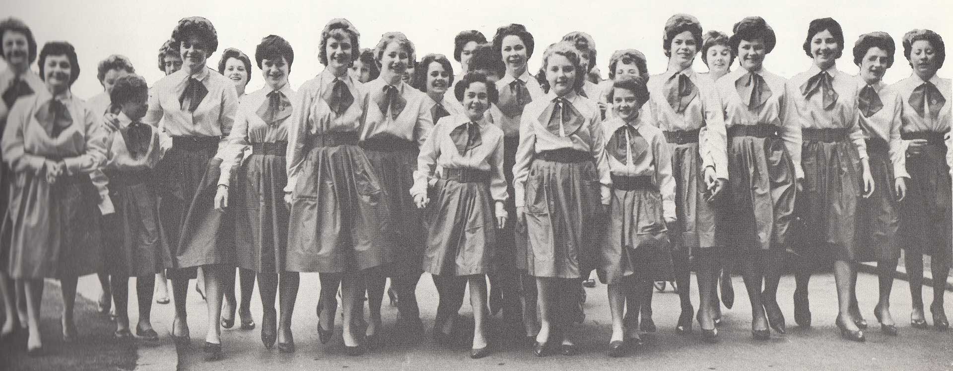 The Wheatsheaf Girls Choir in the 1960's